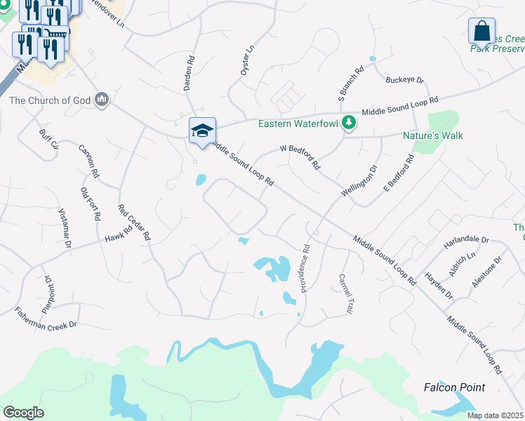 map of restaurants, bars, coffee shops, grocery stores, and more near 106 Brandywine Circle in Wilmington