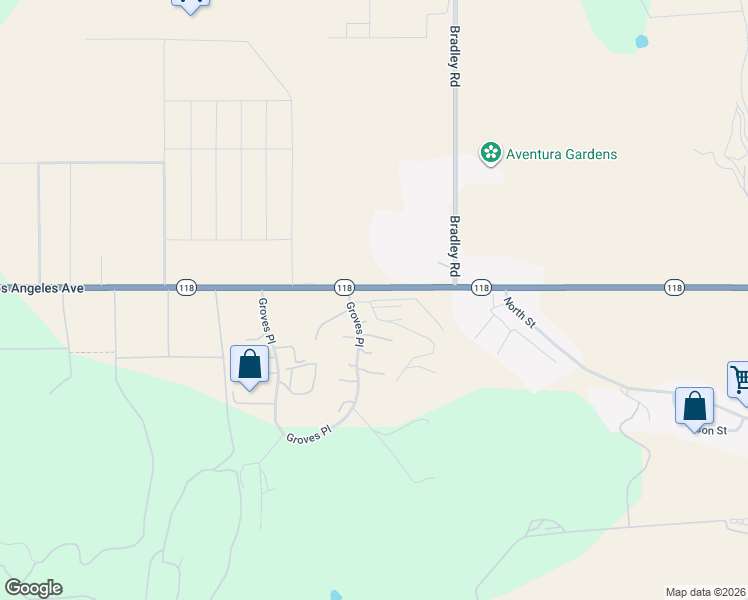 map of restaurants, bars, coffee shops, grocery stores, and more near 3886 Groves Place in Somis