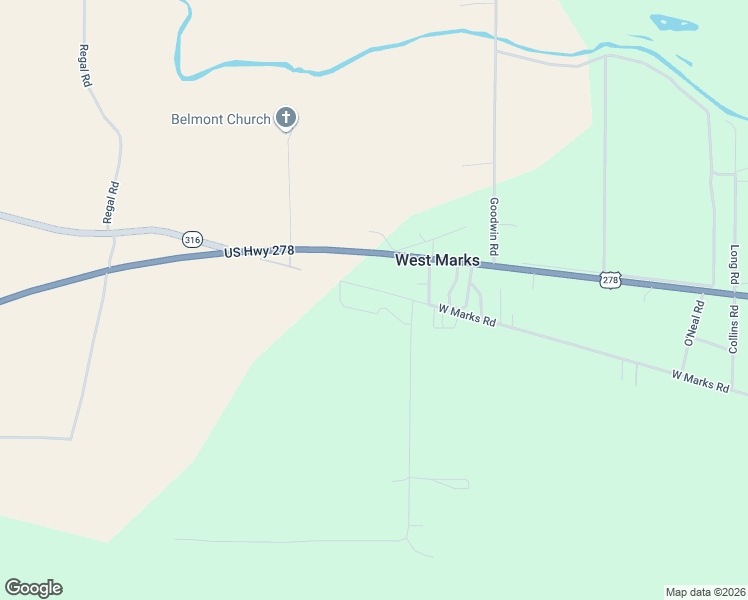 map of restaurants, bars, coffee shops, grocery stores, and more near 2937 West Marks Road in Marks