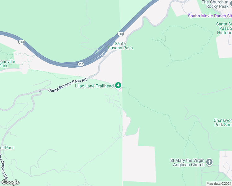 map of restaurants, bars, coffee shops, grocery stores, and more near 7846 Lilac Lane in Simi Valley