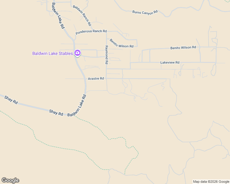 map of restaurants, bars, coffee shops, grocery stores, and more near 46529 Minnow Lane in Big Bear