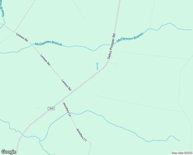 map of restaurants, bars, coffee shops, grocery stores, and more near 3735 Delco Prosper Road in Delco