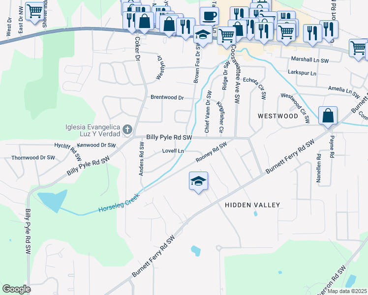 map of restaurants, bars, coffee shops, grocery stores, and more near 10 Lovell Lane in Rome