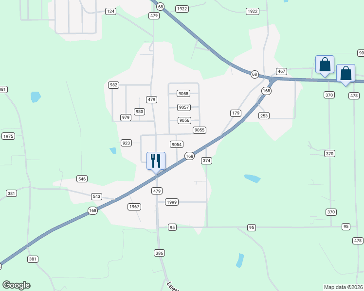 map of restaurants, bars, coffee shops, grocery stores, and more near 42a County Road 9054 in Albertville
