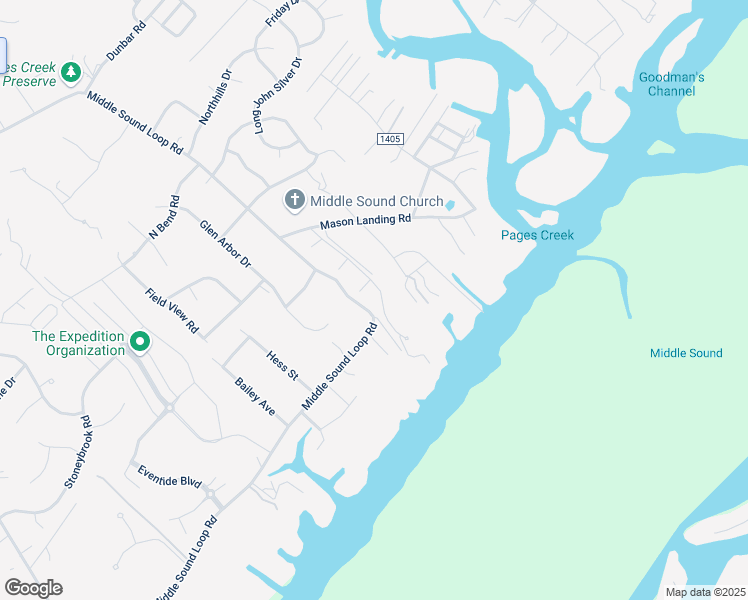 map of restaurants, bars, coffee shops, grocery stores, and more near 1804 Register Lane in Wilmington