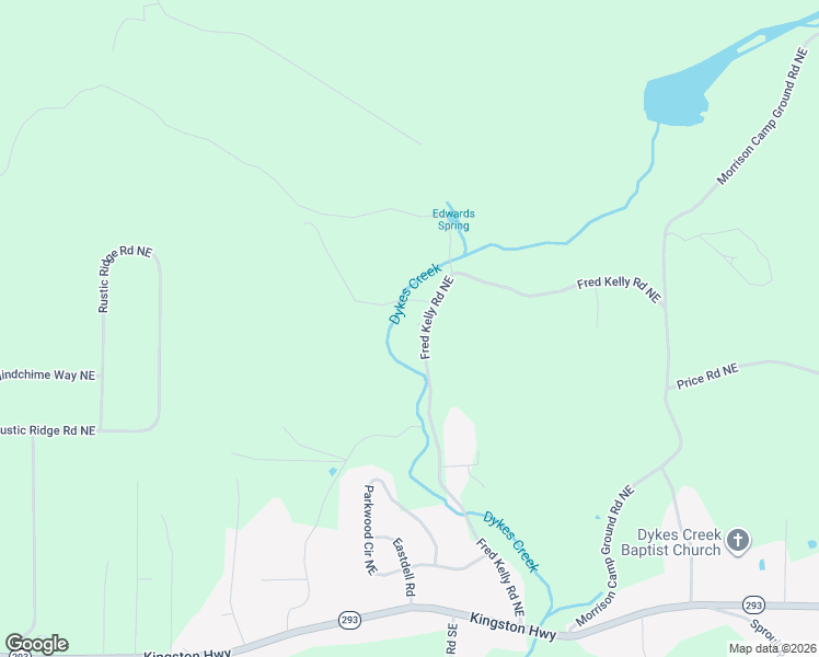 map of restaurants, bars, coffee shops, grocery stores, and more near 411 Fred Kelly Road Northeast in Rome
