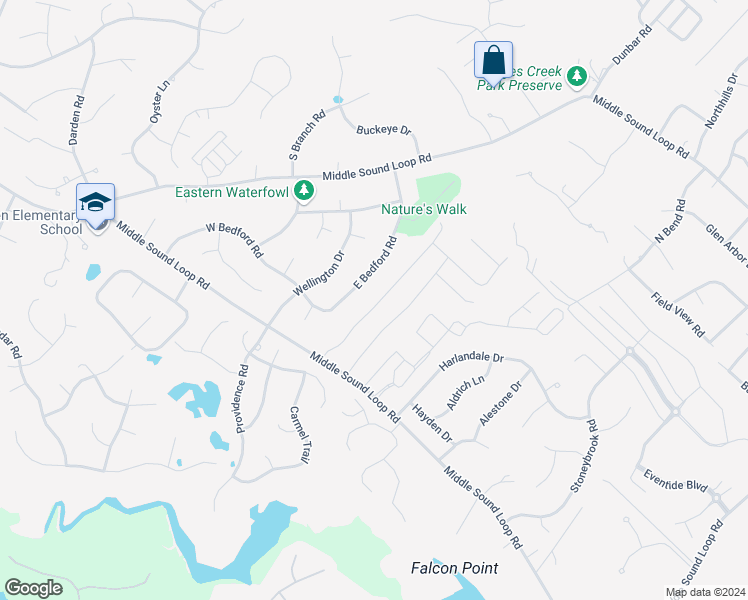 map of restaurants, bars, coffee shops, grocery stores, and more near 149 Overlook Drive in Wilmington