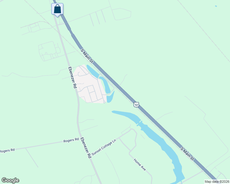 map of restaurants, bars, coffee shops, grocery stores, and more near 1844 South Main Street in Darlington