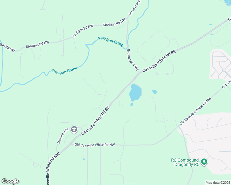 map of restaurants, bars, coffee shops, grocery stores, and more near 559 Cassville White Road Northwest in Cartersville