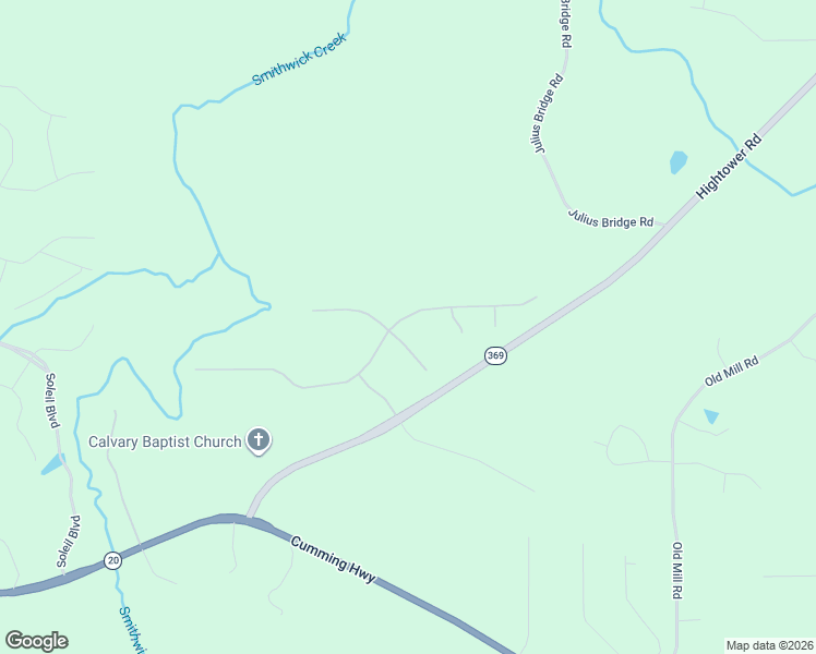 map of restaurants, bars, coffee shops, grocery stores, and more near 634 Forest Pine Drive in Ball Ground