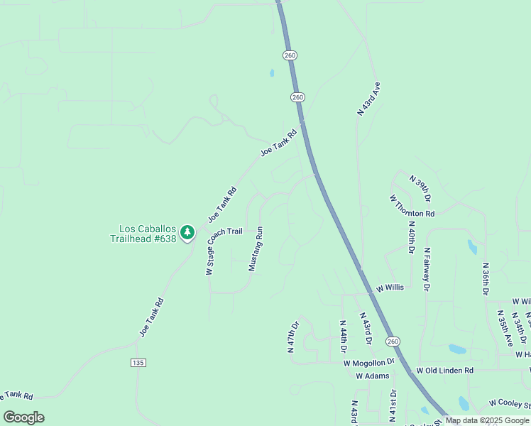 map of restaurants, bars, coffee shops, grocery stores, and more near 1981 North Covered Wagon Loop in Show Low