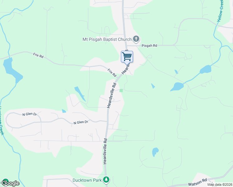 map of restaurants, bars, coffee shops, grocery stores, and more near 6304 Heardsville Road in Cumming
