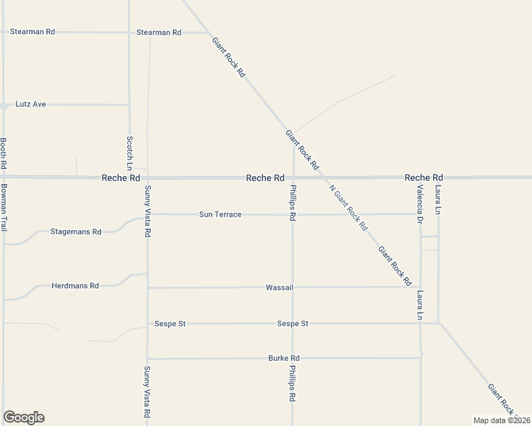 map of restaurants, bars, coffee shops, grocery stores, and more near Sun Terrace in San Bernardino County