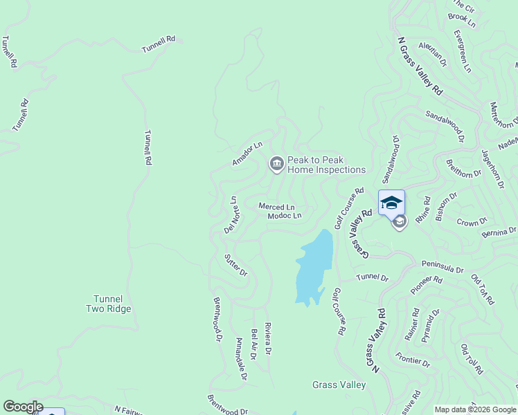 map of restaurants, bars, coffee shops, grocery stores, and more near 775 Madera Lane in Lake Arrowhead