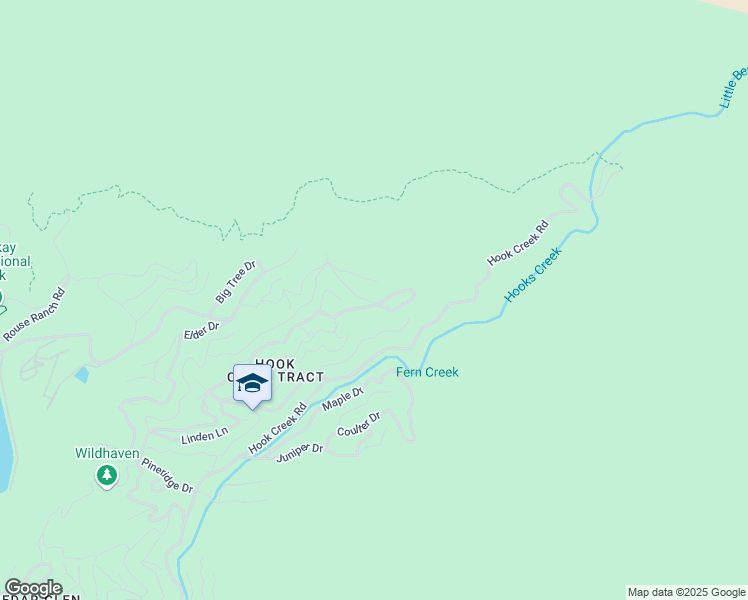 map of restaurants, bars, coffee shops, grocery stores, and more near 30008 Hickory Drive in Lake Arrowhead