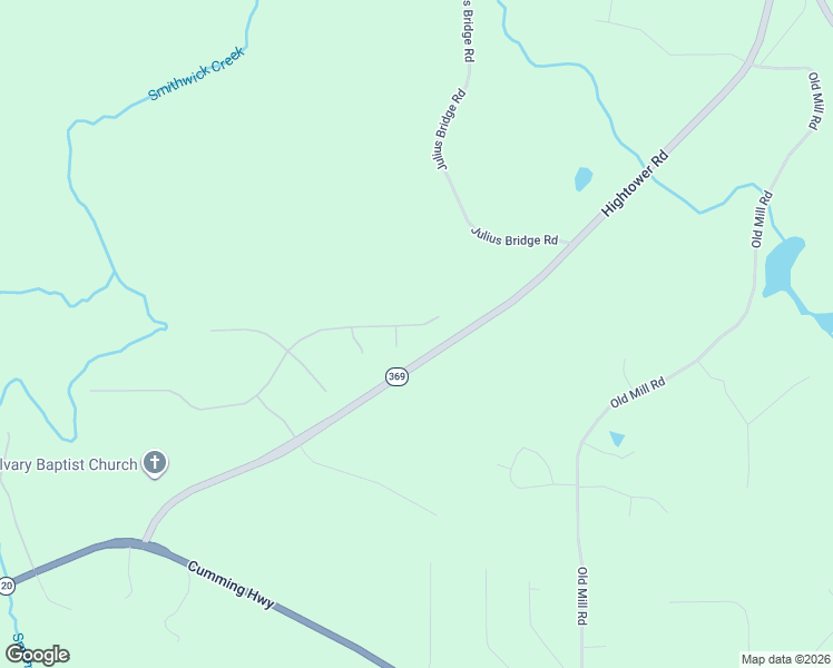 map of restaurants, bars, coffee shops, grocery stores, and more near 648 Forest Pine Drive in Ball Ground
