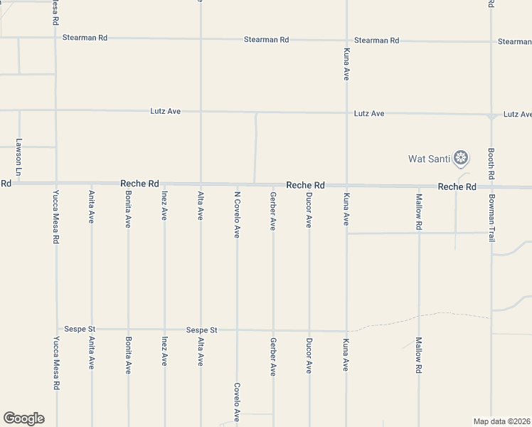 map of restaurants, bars, coffee shops, grocery stores, and more near 816 Gerber Avenue in San Bernardino County