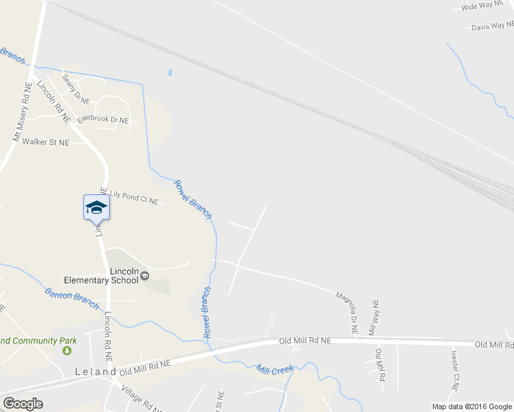 map of restaurants, bars, coffee shops, grocery stores, and more near 1549 Dorsey Lane Northeast in Leland