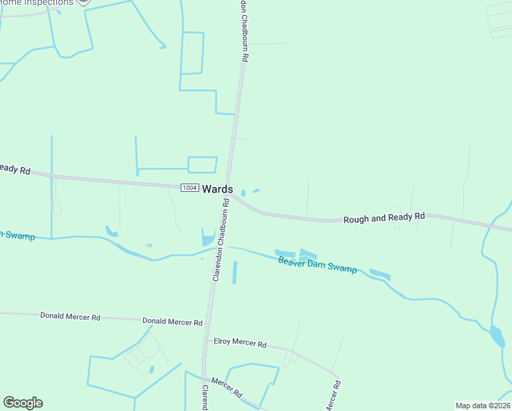 map of restaurants, bars, coffee shops, grocery stores, and more near 5476-5788 Rough and Ready Road in Chadbourn