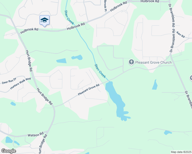 map of restaurants, bars, coffee shops, grocery stores, and more near 3355 Hillshire Drive in Cumming