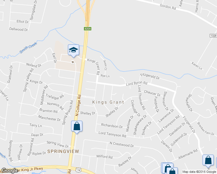 map of restaurants, bars, coffee shops, grocery stores, and more near 1213 Sidney Drive in Wilmington