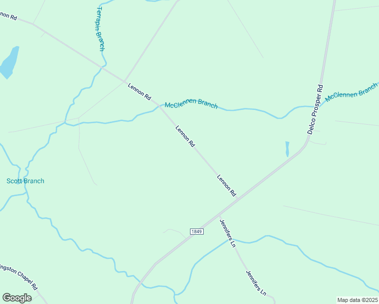 map of restaurants, bars, coffee shops, grocery stores, and more near 1800 Lennon Road in Delco