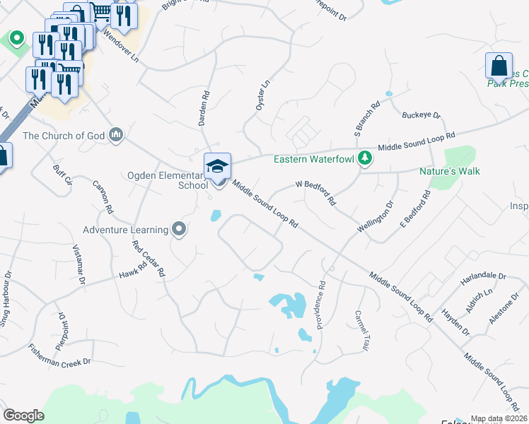 map of restaurants, bars, coffee shops, grocery stores, and more near 106 Brandywine Circle in Wilmington