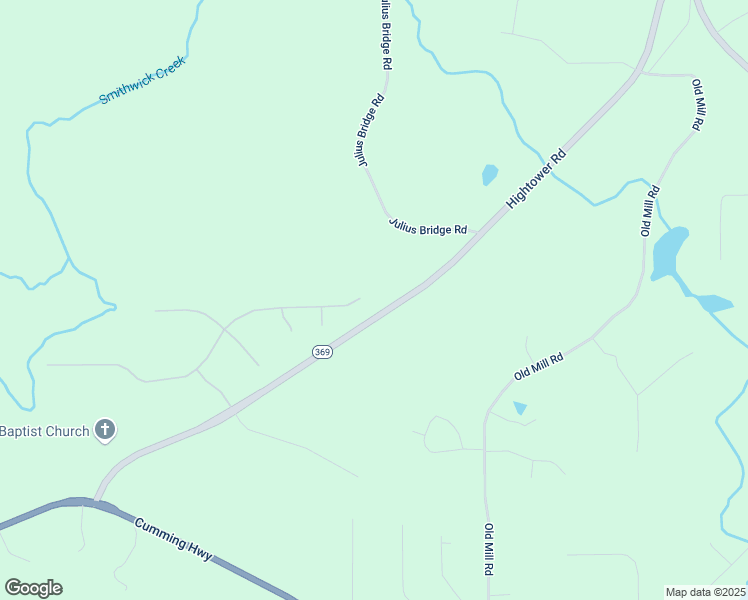map of restaurants, bars, coffee shops, grocery stores, and more near 652 Forest Pine Drive in Ball Ground