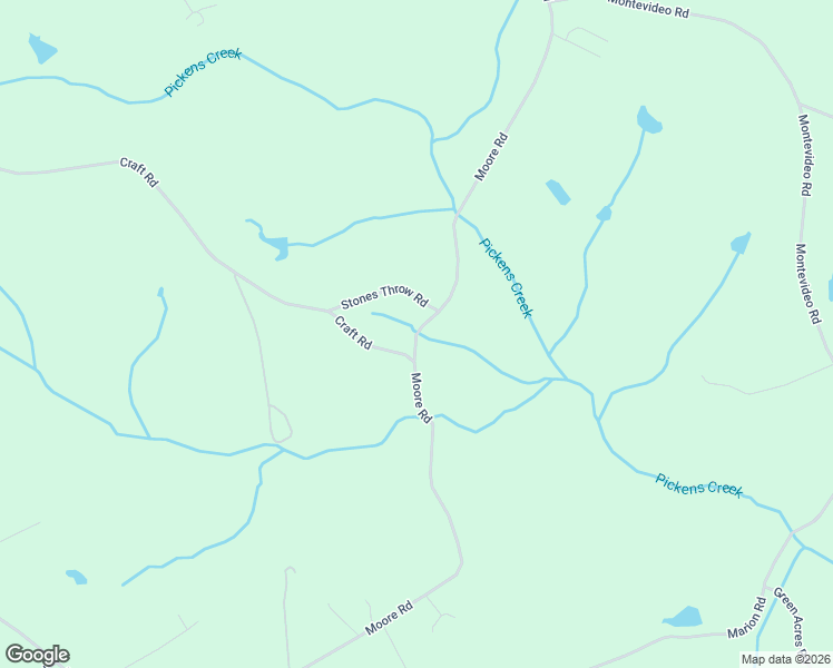 map of restaurants, bars, coffee shops, grocery stores, and more near 1903 Craft Road in Elberton