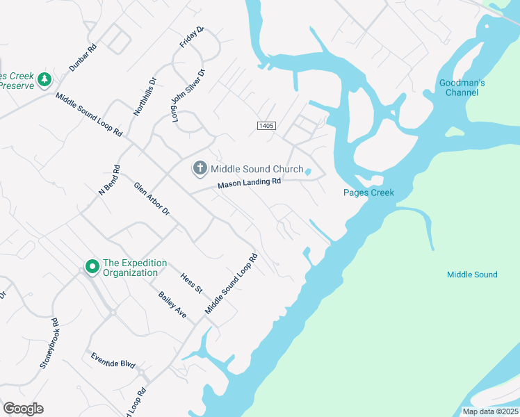 map of restaurants, bars, coffee shops, grocery stores, and more near 1944 Deep Creek Run in Wilmington