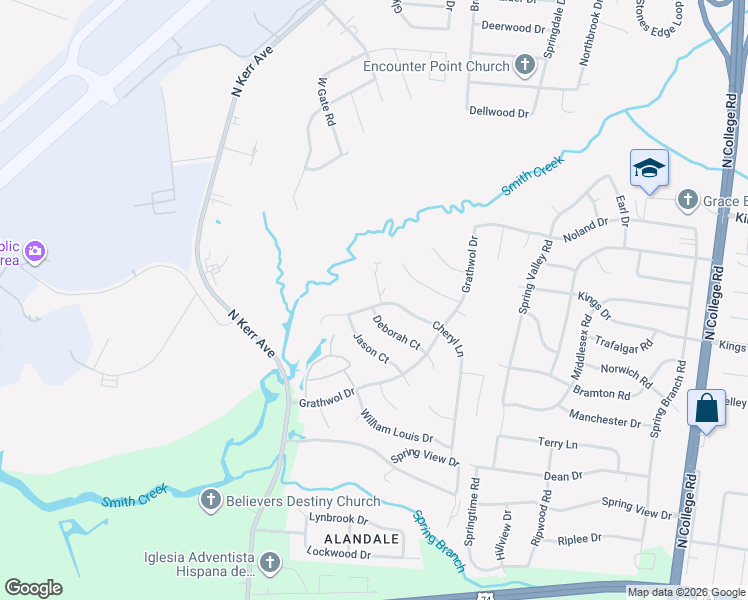 map of restaurants, bars, coffee shops, grocery stores, and more near 4318 Reed Court in Wilmington