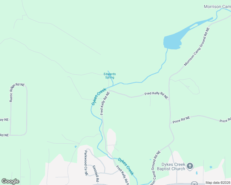 map of restaurants, bars, coffee shops, grocery stores, and more near 499 Fred Kelly Road Northeast in Rome