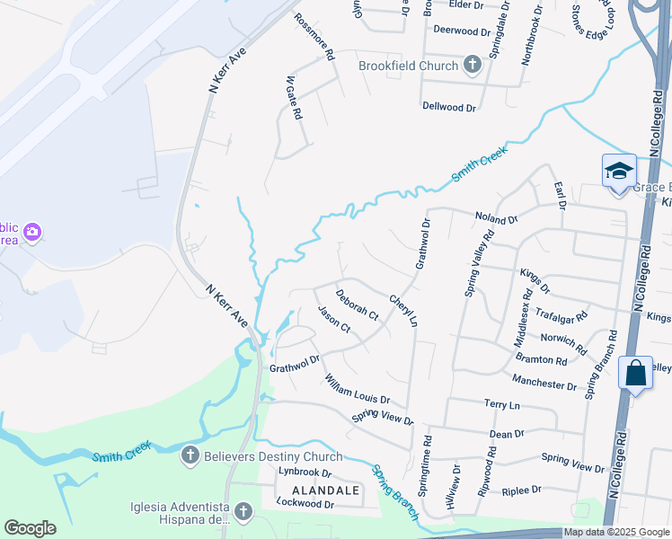 map of restaurants, bars, coffee shops, grocery stores, and more near 4332 Reed Court in Wilmington