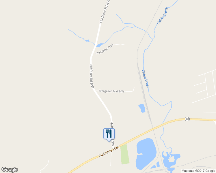 map of restaurants, bars, coffee shops, grocery stores, and more near 4665 Huffaker Road Northwest in Rome