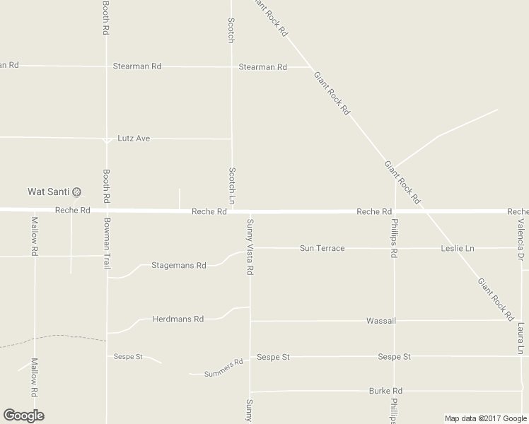 map of restaurants, bars, coffee shops, grocery stores, and more near 60375 Reche Road in Landers