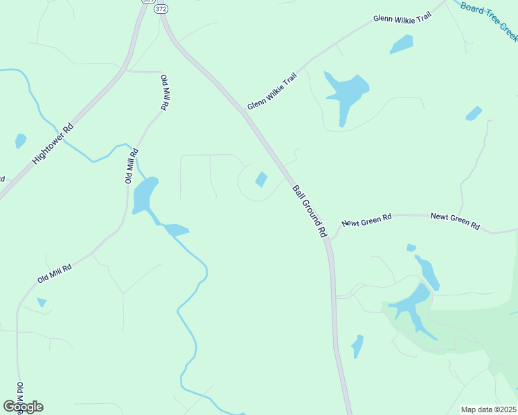 map of restaurants, bars, coffee shops, grocery stores, and more near 111 Holly Trace Lane in Ball Ground