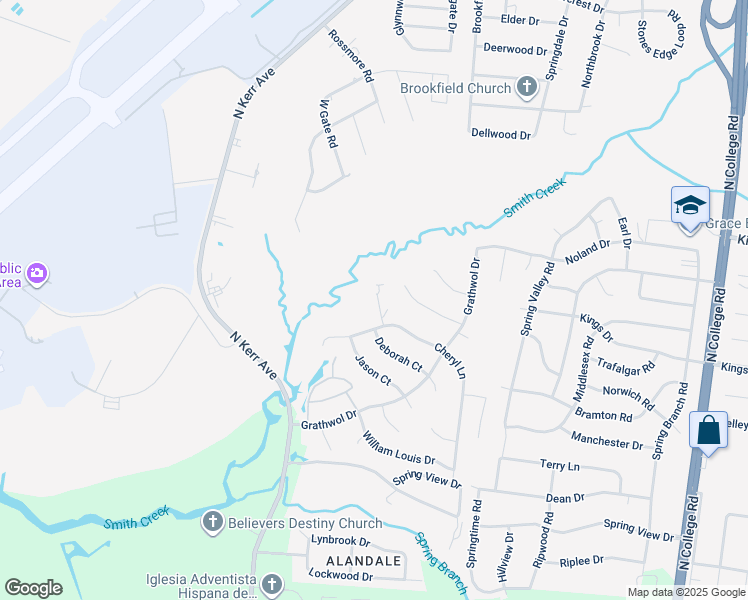 map of restaurants, bars, coffee shops, grocery stores, and more near 4320 Reed Court in Wilmington