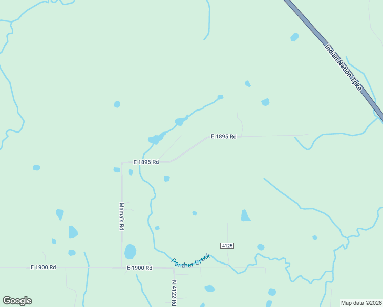 map of restaurants, bars, coffee shops, grocery stores, and more near 412328 East 1895 Road in Antlers