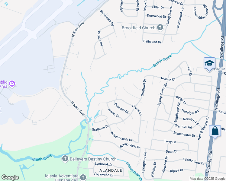 map of restaurants, bars, coffee shops, grocery stores, and more near 4318 Reed Court in Wilmington