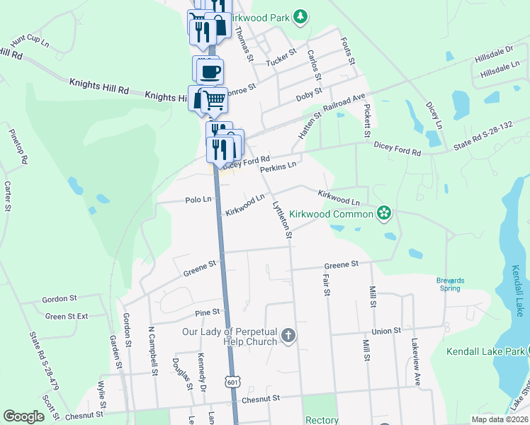 map of restaurants, bars, coffee shops, grocery stores, and more near 410 Greene Street in Camden