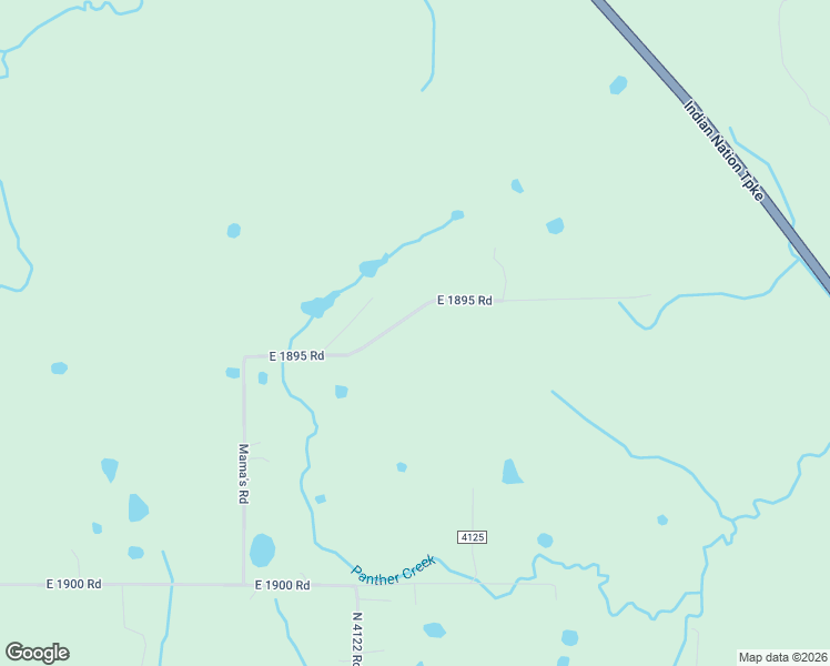 map of restaurants, bars, coffee shops, grocery stores, and more near 412328 East 1895 Road in Antlers