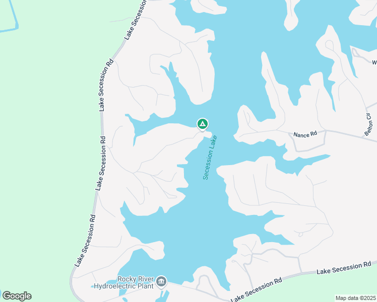 map of restaurants, bars, coffee shops, grocery stores, and more near 94 Boy Scout Road in Iva