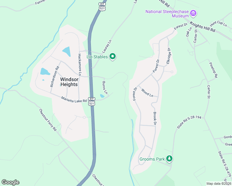 map of restaurants, bars, coffee shops, grocery stores, and more near 2005 South Brailsford Road in Camden