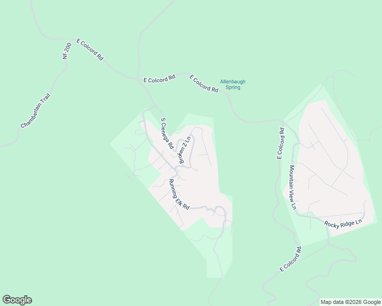 map of restaurants, bars, coffee shops, grocery stores, and more near Blackfoot Road in Gila County