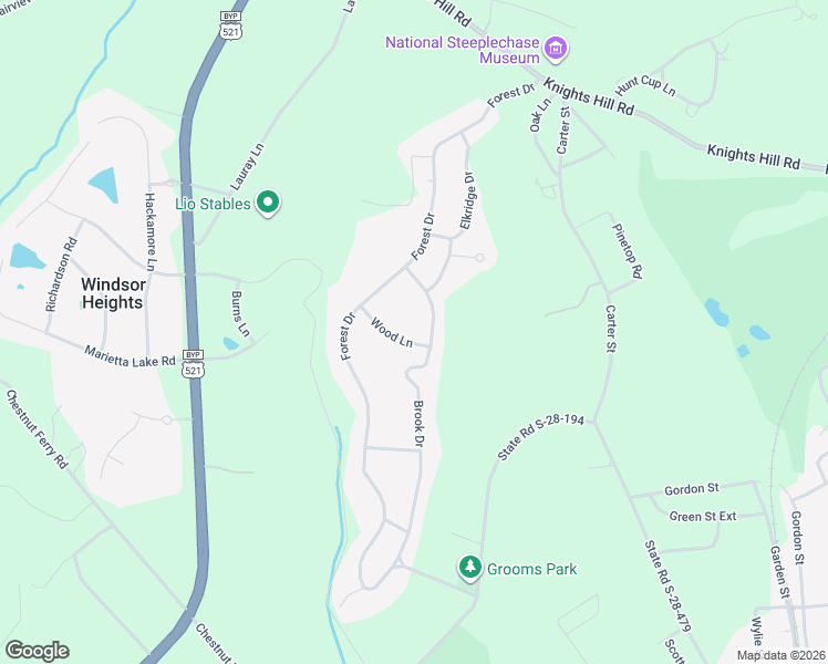 map of restaurants, bars, coffee shops, grocery stores, and more near 2009 Brook Drive in Camden