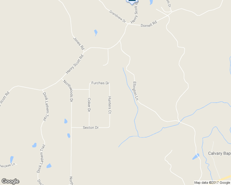 map of restaurants, bars, coffee shops, grocery stores, and more near 402 Hunters Court in Ball Ground