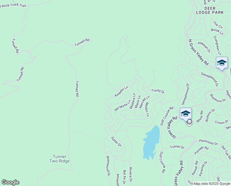 map of restaurants, bars, coffee shops, grocery stores, and more near 1010 Black Oaks Drive in Lake Arrowhead