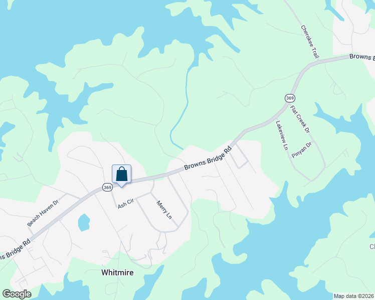 map of restaurants, bars, coffee shops, grocery stores, and more near 4818 Goddards Ford Road in Gainesville