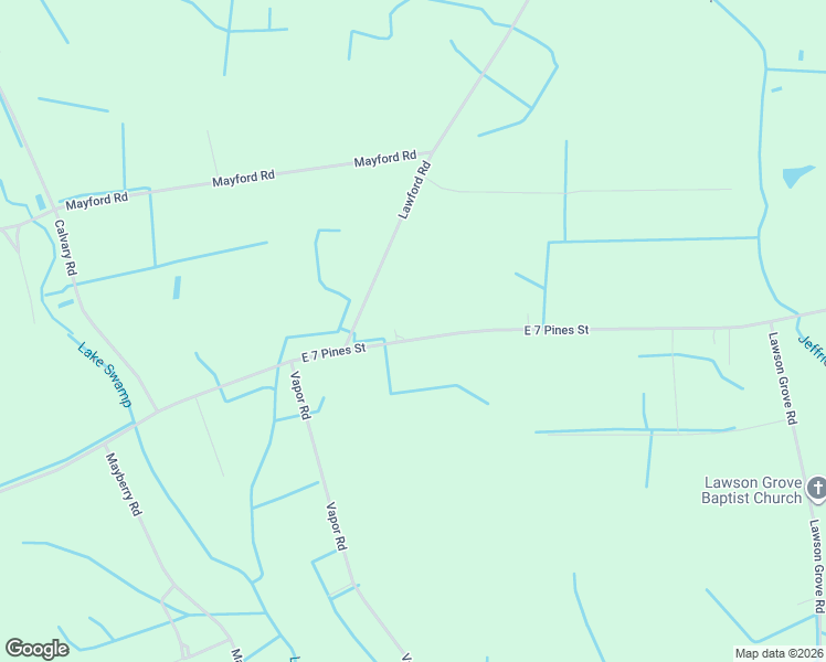 map of restaurants, bars, coffee shops, grocery stores, and more near 1156 East 7 Pines Street in Hartsville