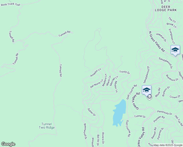map of restaurants, bars, coffee shops, grocery stores, and more near 1010 Black Oaks Drive in Lake Arrowhead